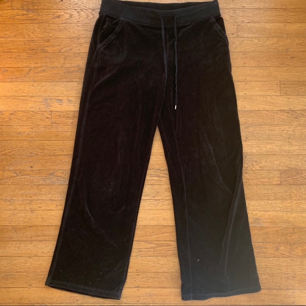 MICHAEL KORS velvet black sweatpants
